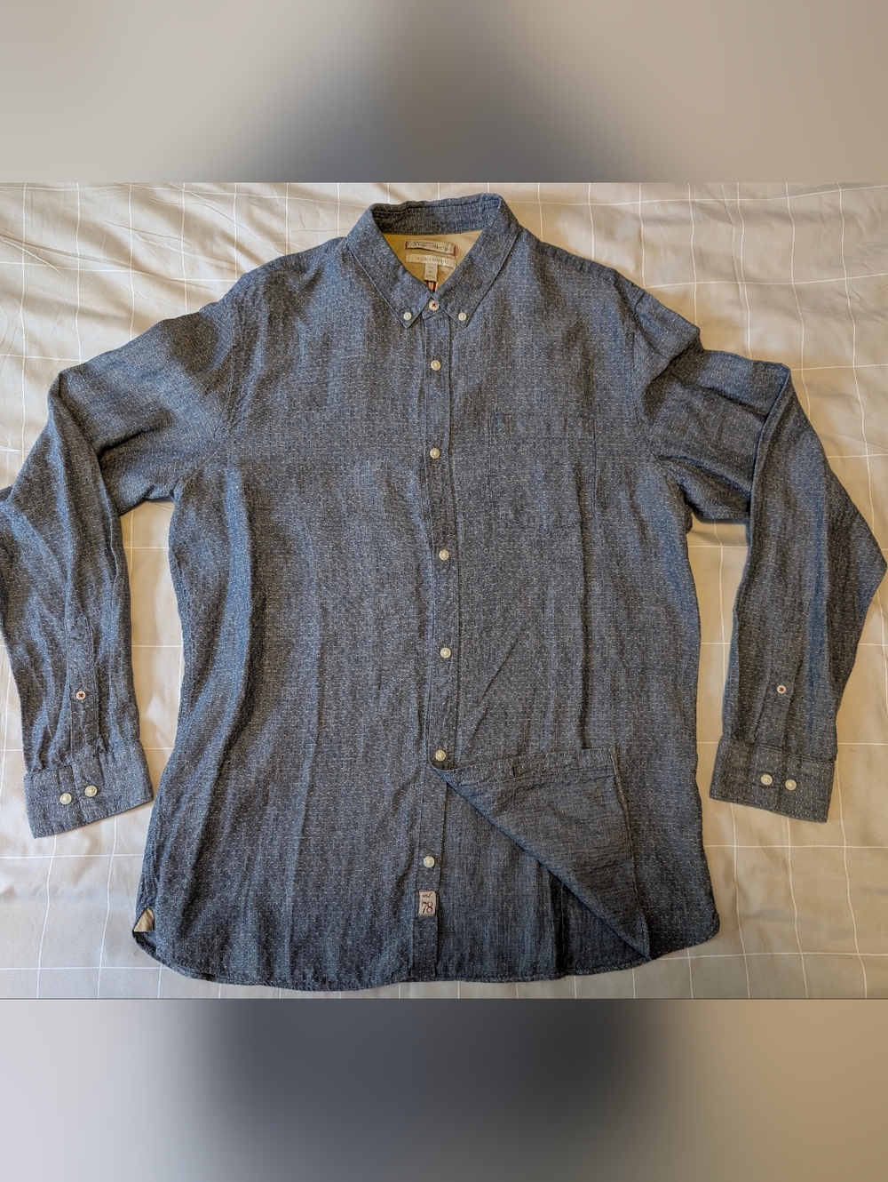 Banana Republic Linen Dobby Button-Down Shirt